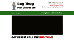 Desktop Screenshot of bugthugdfw.com